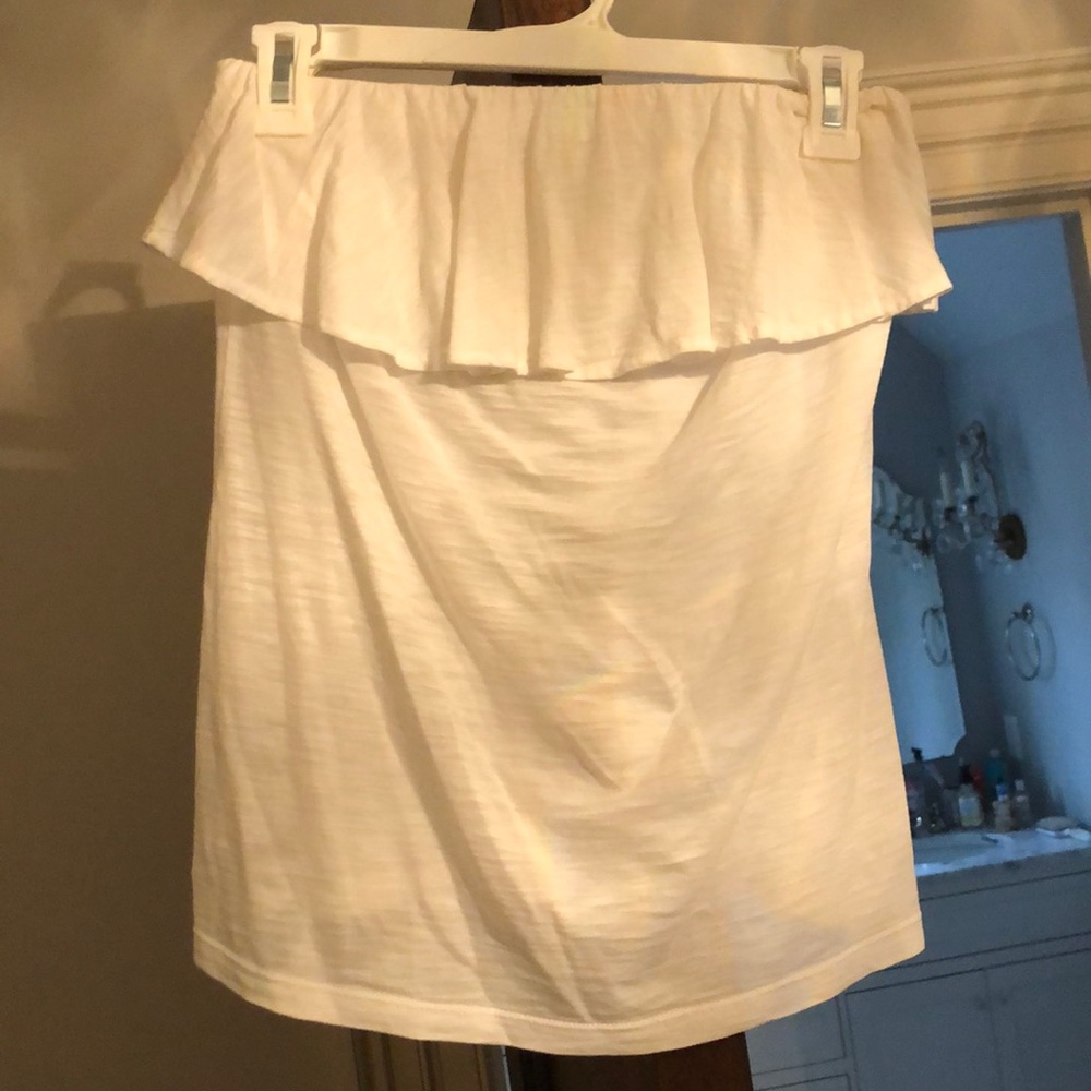 Lilly Pulitzer White strapless top